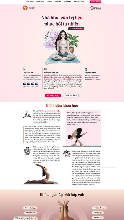 Landing page khách hàng Web1trang